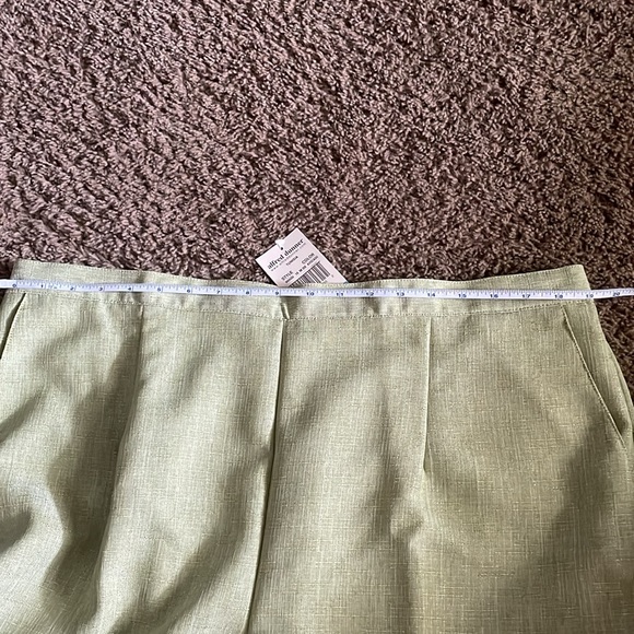 NWTs Alfred Dunner Avocado proportioned short pants w/elastic back waist Sz 20W - Picture 4 of 8